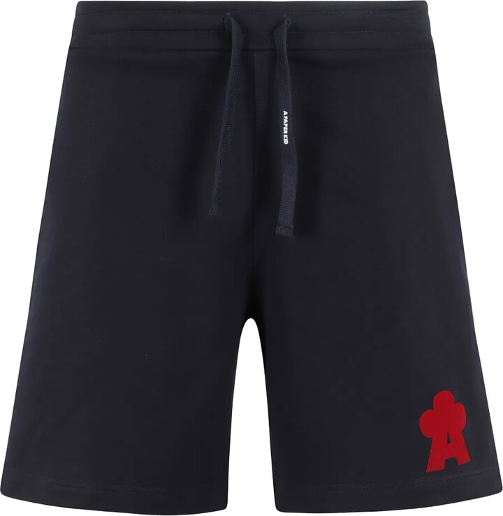 A Paper Kid Logo-Print Track Shorts