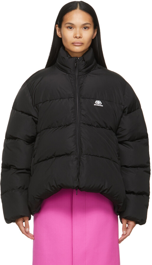 Balenciaga C-Shape puffer jacket - ShopStyle