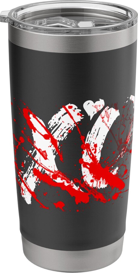 Color Match Red Graphic Tee Red XO Splash Red Graphic Stainless Steel Insulated Tumbler