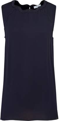 Reiss Helenia - Scallop Detail Top in Navy