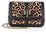 Thumbnail for your product : Christian Louboutin Leopard-Print Calf Hair Sweet Charity Bag