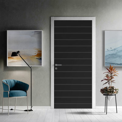 Calhome Paneled Wood And Manufactured Solid Wood Standard Door