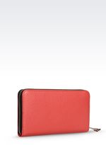 Thumbnail for your product : Emporio Armani Zip Around Wallet In Printed Calfskin