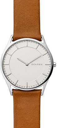 Skagen Men's SKW6219 Holst Brown Leather Watch