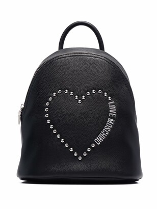 Love Moschino Studded Leather Backpack