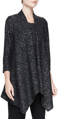 Caroline Rose Starry Night Knit Cascade Jacket, Plus Size