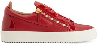 red giuseppe zanotti sneakers
