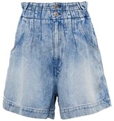 Thumbnail for your product : Etoile Isabel Marant Teresa high-rise denim shorts