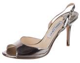 Thumbnail for your product : Jimmy Choo Leather Slingback Sandals