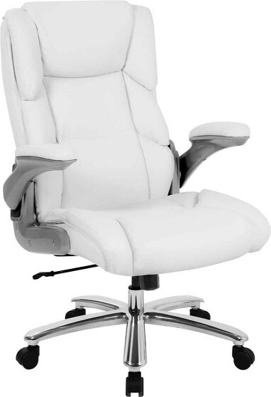 FDWBigandTallOfficeChair400lbsAdjustableErgonomicExecutiveSeatingforHeavyPeopleWhite