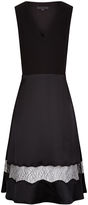 Thumbnail for your product : Alexander Wang Black V-Neck Lace Band Dress