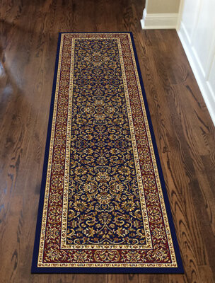 The Conestoga Trading Co. Oriental Navy/Red Area Rug