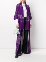 Thumbnail for your product : A.N.G.E.L.O. Vintage Cult 1970s Bamboo Print Kimono Coat