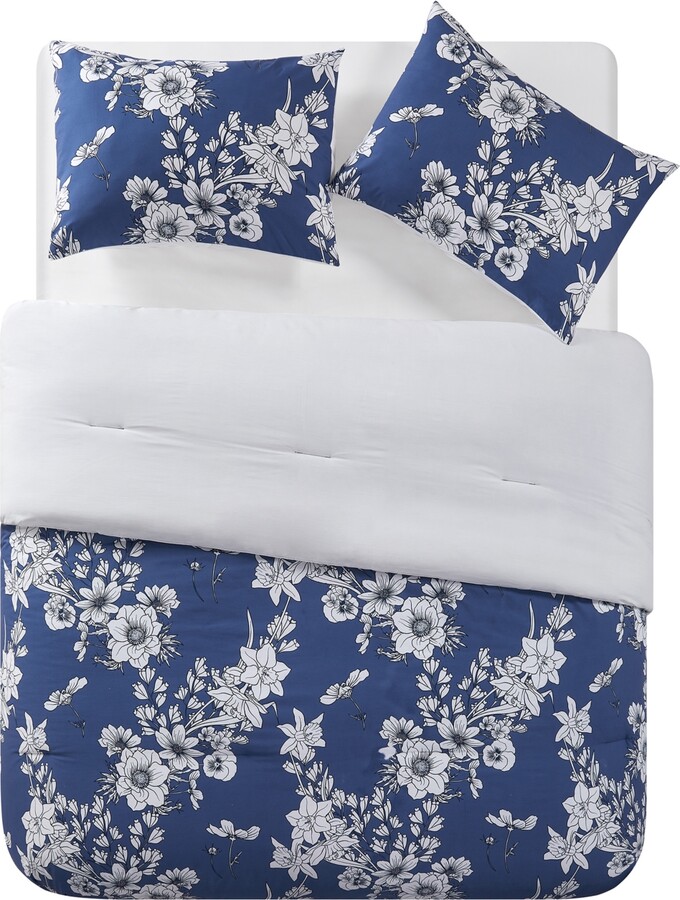 Tahari Home Anouk Floral 3 Piece Comforter Set, King Bedding - ShopStyle