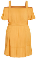 Thumbnail for your product : City Chic Paradise Dress - sunshine