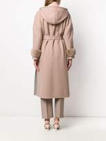 Thumbnail for your product : Fendi belted hooded coat