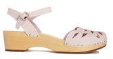 Thumbnail for your product : Swedish Hasbeens Pink Ornament Flat Sandals