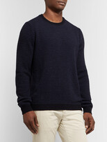 Thumbnail for your product : Incotex Birdseye Virgin Wool-Jacquard Sweater