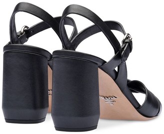 Prada Leather sandals with strap