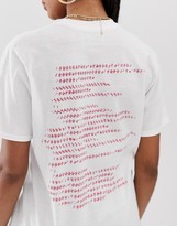 Thumbnail for your product : Reclaimed Vintage inspired t-shirt with logo tech error print
