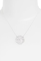 Thumbnail for your product : Argentovivo Personalized Small 3-Initial Letter Monogram Necklace