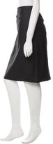 Thumbnail for your product : Carolina Herrera Knee-Length Wool Skirt