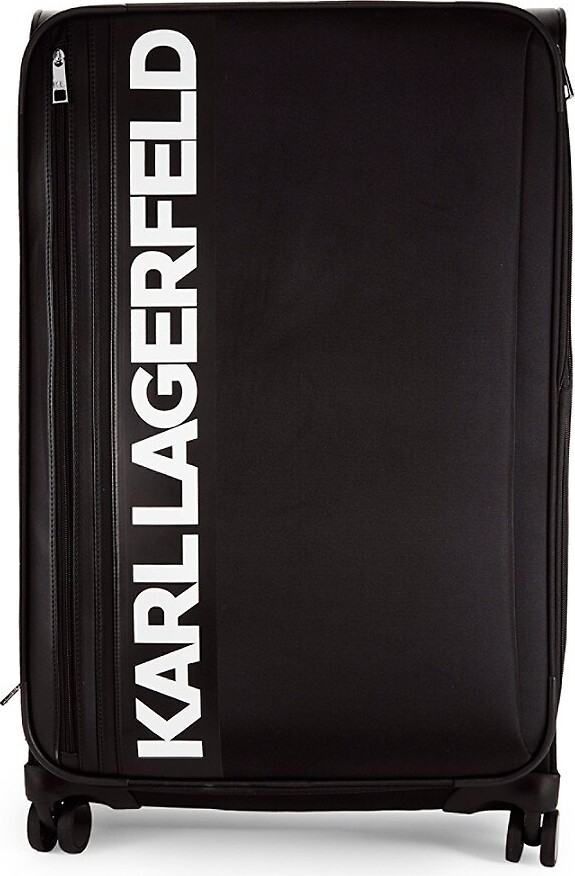 Karl Lagerfeld Paris 28Inch Logo Suitcase ShopStyle Carryon Luggage