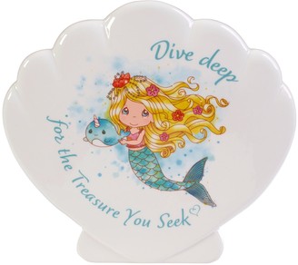 Precious Moments Dive Deep For The Treasure You Seek Ceramic Mermaid Piggy Bank
