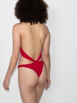 Thumbnail for your product : Reina Olga Showpony cutout one-piece swimsuit