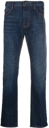 Emporio Armani Mid-Rise Straight Jeans