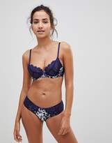 Thumbnail for your product : Gossard Non Padded Plunge Lace & Print Bra
