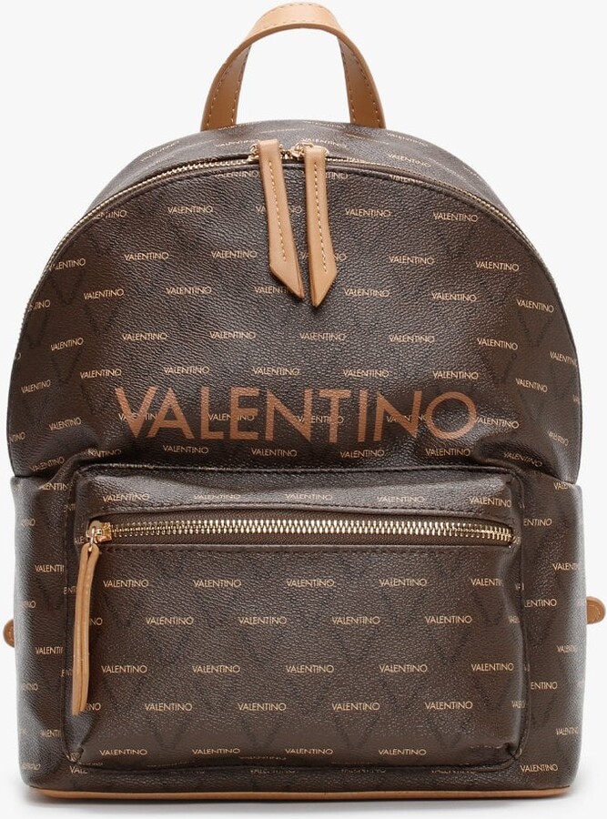 Valentino Liuto Cuoio Logo Backpack - ShopStyle