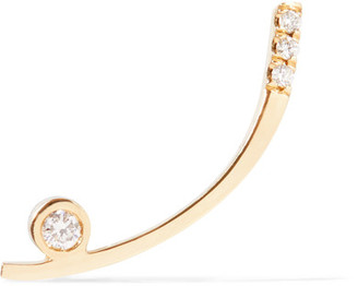 Jennie Kwon Designs 14-karat Gold Diamond Earring
