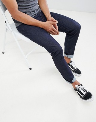 Levi's 510 skinny fit standard rise jeans cleaner indigo wash
