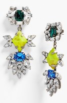 Thumbnail for your product : Dannijo 'Dorothy' Swarovski Crystal & Oxidized Silver Earrings