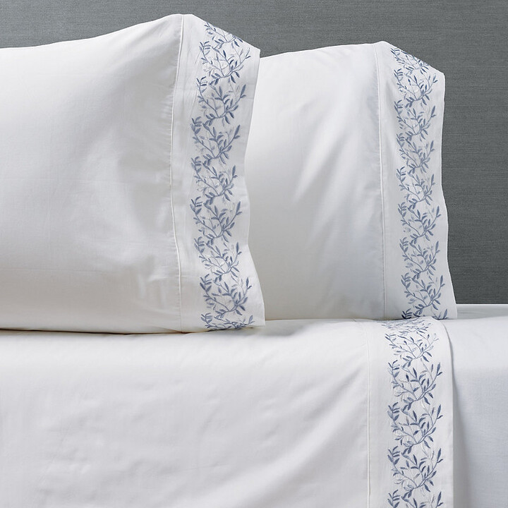 Set of 2 Floret Percale Pillowcases
