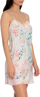 Jonquil Pearl Floral Satin & Lace Chemise