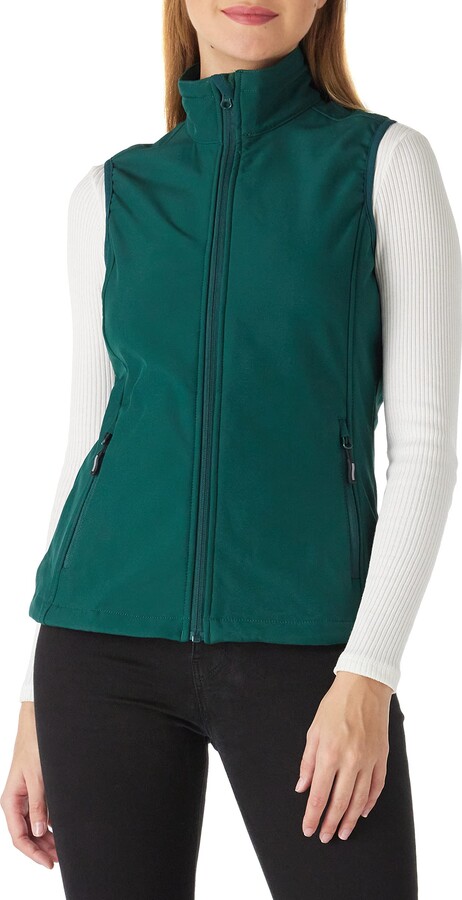 Outdoor Ventures Womens Fleece Vest Lightweight Warm Vest Outerwear Sleeveless Jacket with Zip Up Pockets for Hiking 