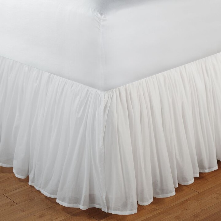Greenland Home Fashions 18" Voile Bedskirt