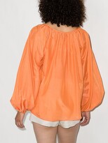 Thumbnail for your product : Matteau Decollete square-neck blouse