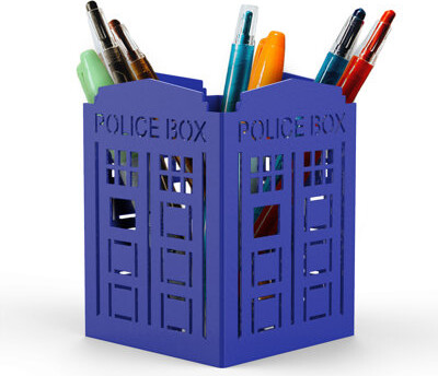 Mango Steam Metal Pen Holder