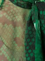 Thumbnail for your product : Petar Petrov snake print blouse