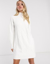 Thumbnail for your product : Fashion Union knitted dress with diamond pattern