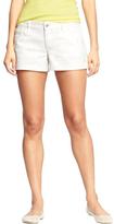 Thumbnail for your product : Old Navy Women's The Diva Embroidered Denim Shorts (3")