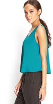 Thumbnail for your product : Forever 21 Boxy Woven Tank Top