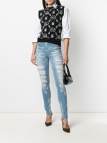 Thumbnail for your product : Philipp Plein Distressed Skinny Jeans