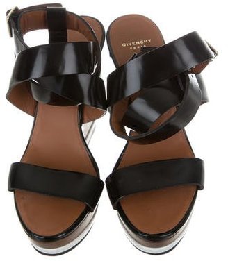Givenchy Platform Wedge Sandals