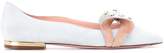 Thumbnail for your product : Roger Vivier Baby Doll Pearl suede ballerinas