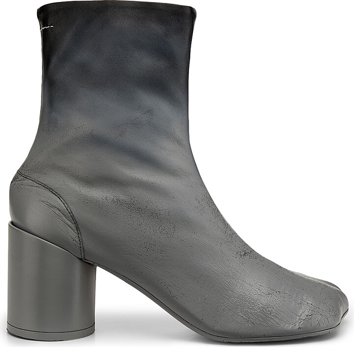 Women's 70MM Leather Ankle Boots - Black Castelrock - Size 6