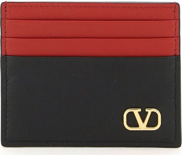 Valentino VLogo Plaque Cardholder